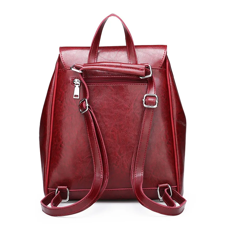 Женский рюкзак 2019 новый дизайнерский студенческий ноутбук сумка Ретро масло