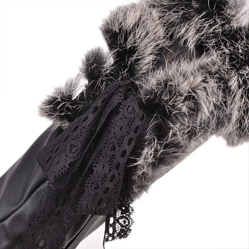 

winter The New Rabbit hair fashion Round head overheight with 11CM Women's boots white Sexy Keep warm High heel Women boots34-43