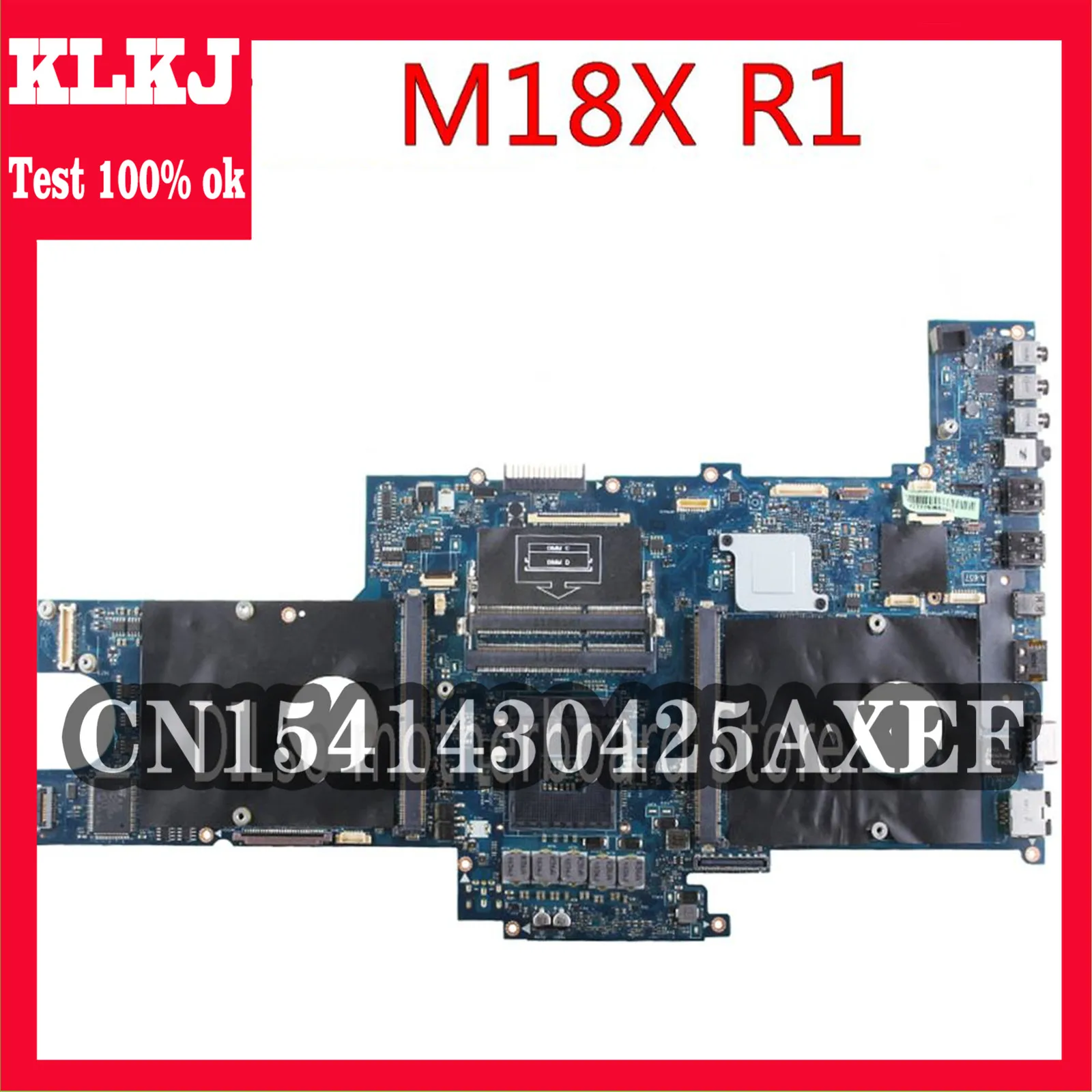 

Материнская плата KLKJ LA-6571P для DELL Alienware M18X R1, ПК, ноутбука, материнская плата CN-0C9XMR 0c9выпуска DDR3, оригинал протестирован