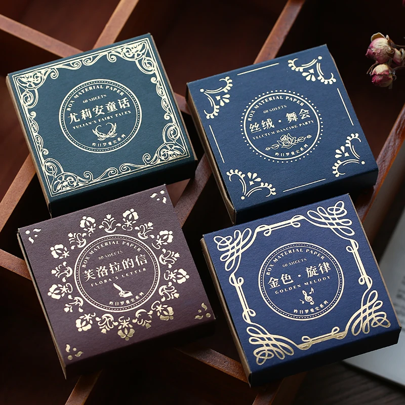 Винтаж Романтика спичечный коробок дневник Стикеры s набор ретро марки Письмо