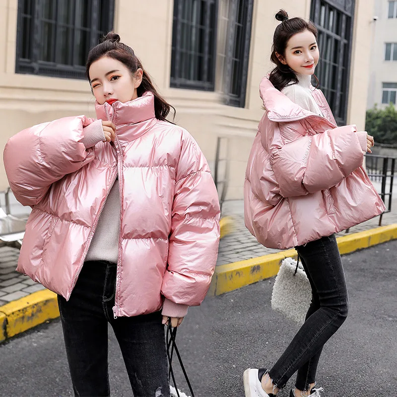 Новинка 2019 зимняя короткая куртка женский толстый теплый пуховик корейский