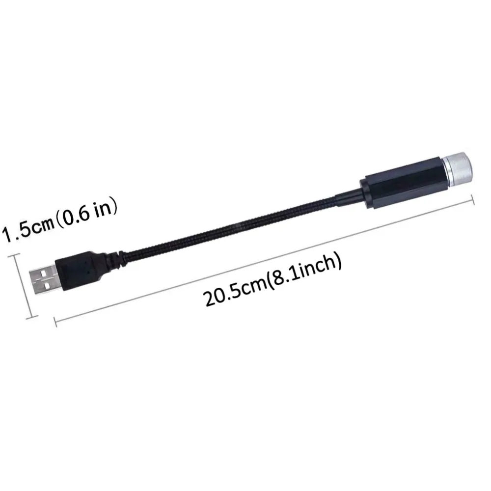 LED USB Автомобильная крыша атмосферная звезда небо лампа мини декоративный