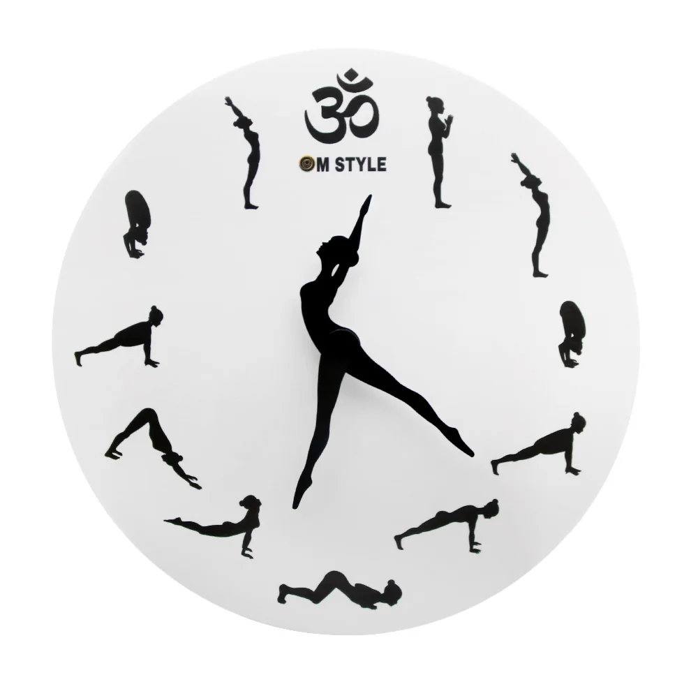 

Настенные часы для йоги The Vinyl Clock