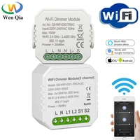smart wifi light dimmer switch ac 220v breaker module 12 gang timer tuya app remote control work with alexa google home