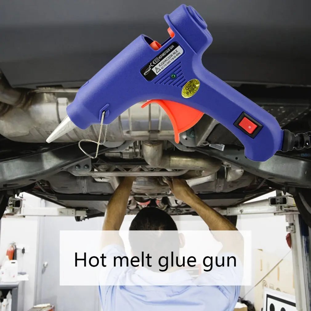 20W Hot Melt Glue Gun E Diy Thermo Electric Silicone Heat Temperature Tool British Gauge | Инструменты