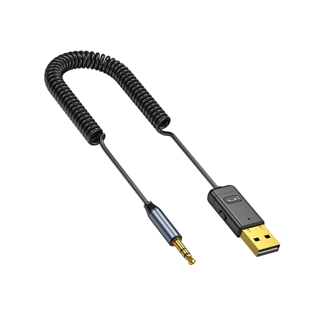 

Bluetooth-приемник, динамик, проводные наушники, USB Bluetooth 5,0, Bluetooth-адаптер, подходит для автомобиля, домашней стереосистемы