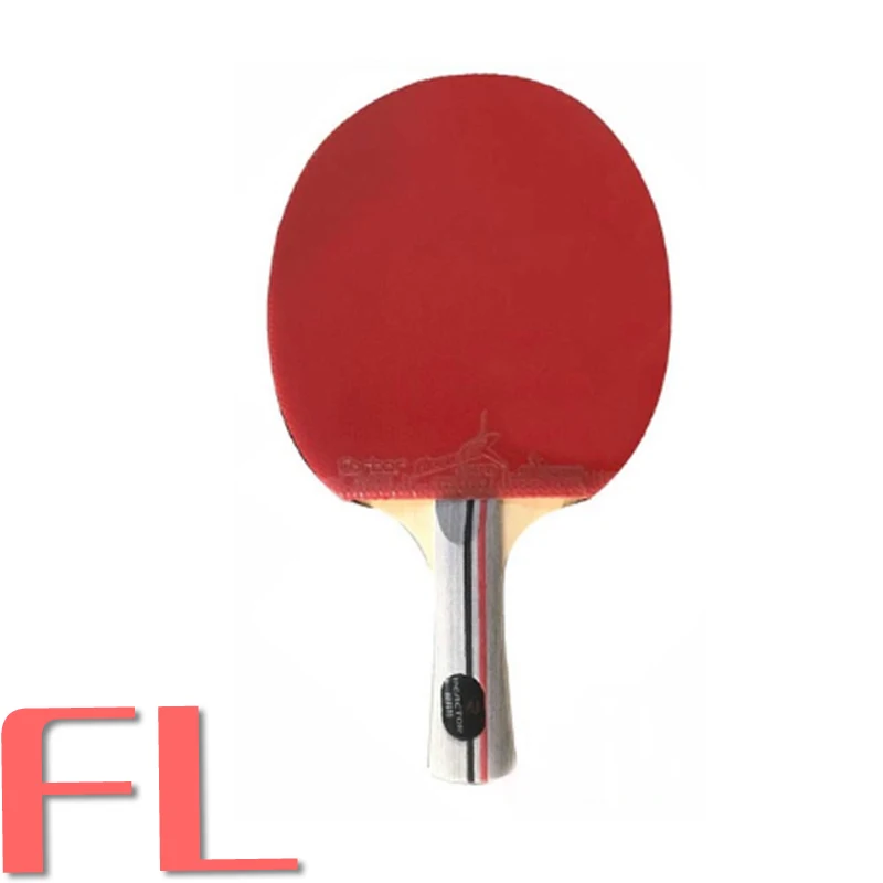 FL long handle Ракетка для настольного тенниса, реактор DJ200, лезвие для настольного тенниса с 2 резиновыми наконечниками для настольного тенниса - Цвет: FL long handle