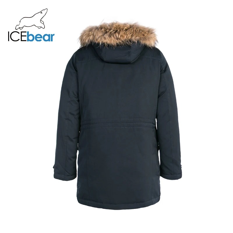 ICEbear пуховик мужской зимний длинный красивый мужской жакет высокого качества теплая верхняя одежда пальто для мужчин MPN317938