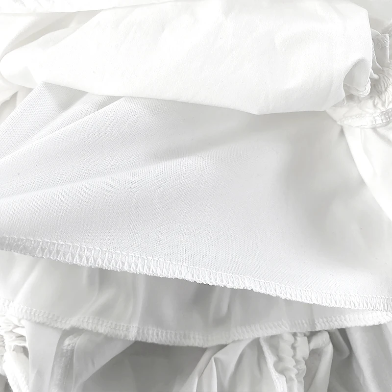 

KUSAHIKI 2021 Spring New Stretch High Waist Women Skirt Korean Drawstring Pleated A-line Skirts Causal Solid Mujer Faldas 6F440