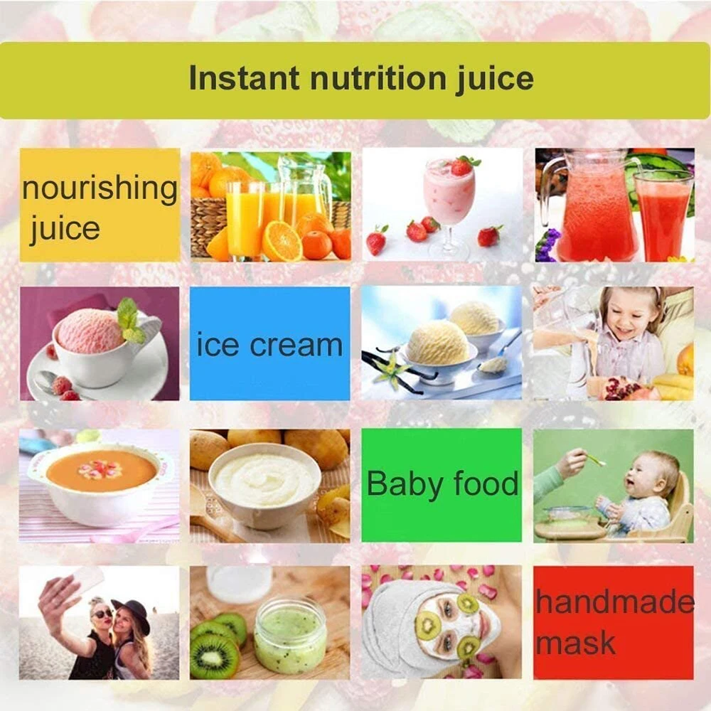 

Portable Juicer Electric USB Rechargeable Smoothie Blender Machine Mixer Mini Juice Cup Maker Fast Blenders Food Processor 380ml