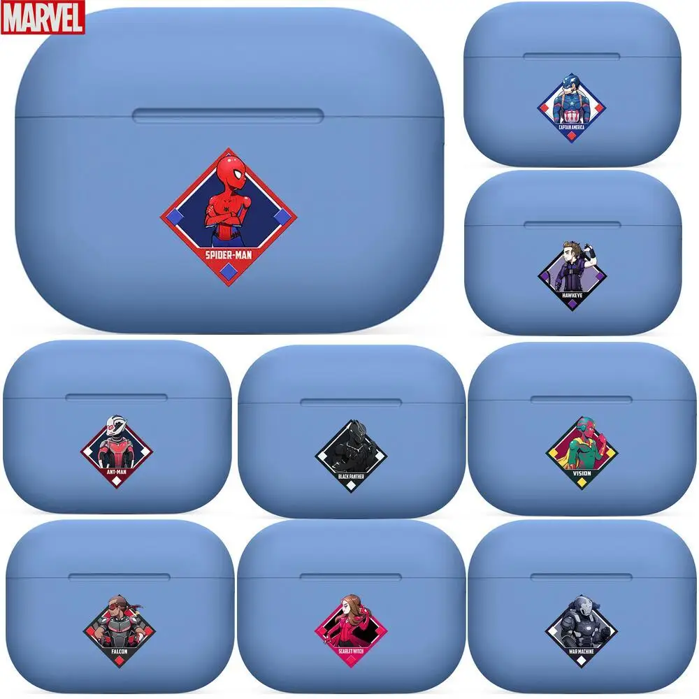 

Hero Marvel blue For Airpods pro 3 case Protective Bluetooth Wireless Earphone Cover For Air Pods airpod case air pod Cases 1 2