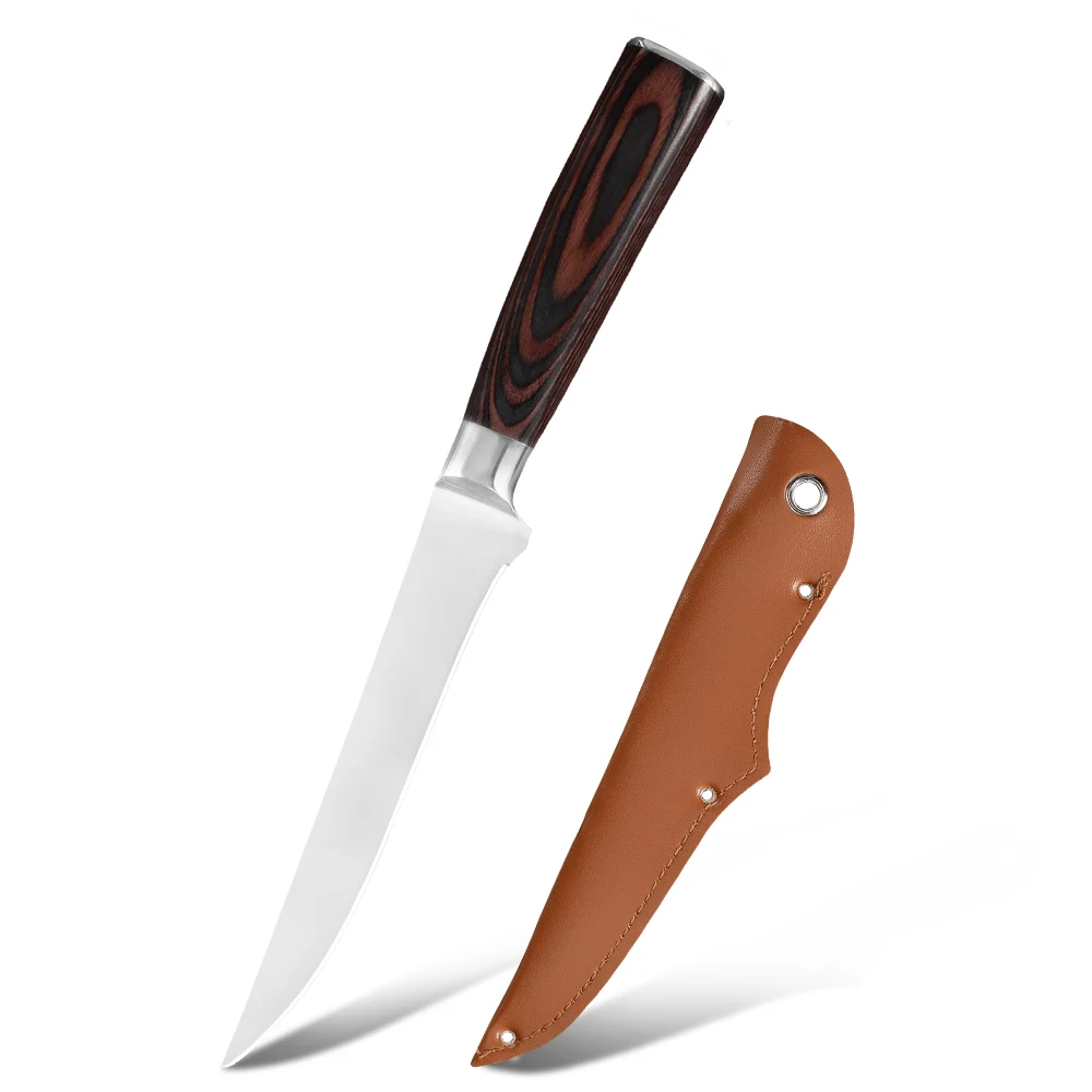 5 дюймовый Филейный нож чехлы для косточек острый из высокоуглеродистой