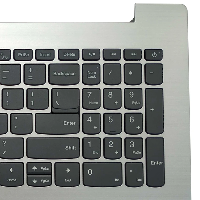 Новая английская клавиатура для ноутбука Lenovo IdeaPad 320 15 15IAP 15AST 15IKB с серебряным