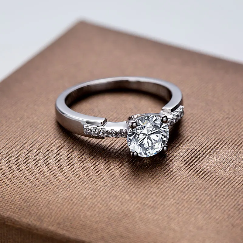 

Moissanite Jewellery Wholesale Fashion S925 Silver rings Women Wedding Rings