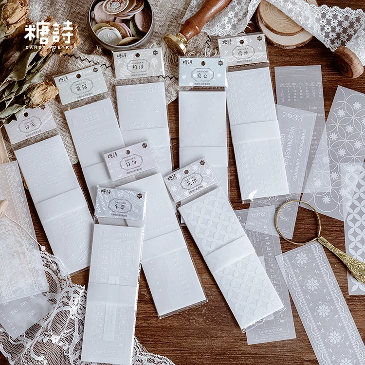 8 шт./лот Серия white mark свежий и милый бумажный блокнот для записей с серными