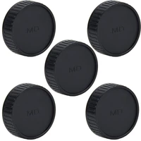 replacement plastic black rear lens body cap camera cover dust screw mount protection for minolta md x700 df 1