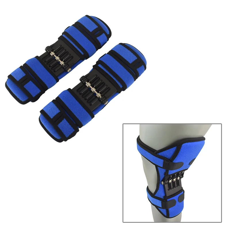 

Support Knee Pads Breathable Non-Slip Lift Pain Relief Knees Power Spring Force Stabilizer Knee Booster Sports Safety Sportswear