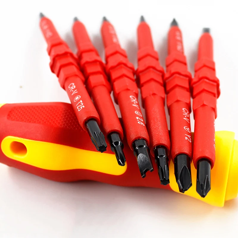 

Magnetic Screwdriver Set Insulated Multi Screw Driver Kit Repair Tools Magnetic Screwdriver Set Insulated Multi Screw Driver