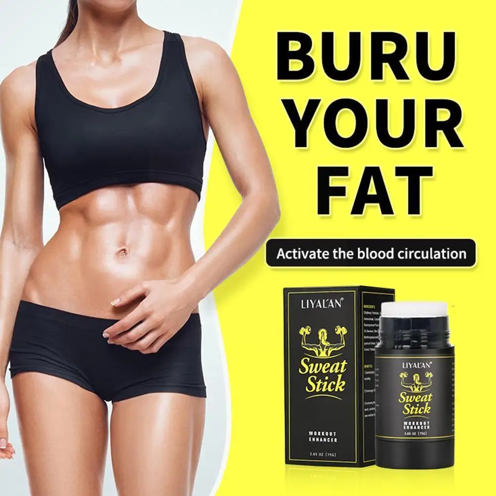 

Массажная палочка, Расслабляющий Крем для массажа, гель для пресса, крем для пота, упражнений, массажа веса, улучшения, потери тела 75г M V9V3