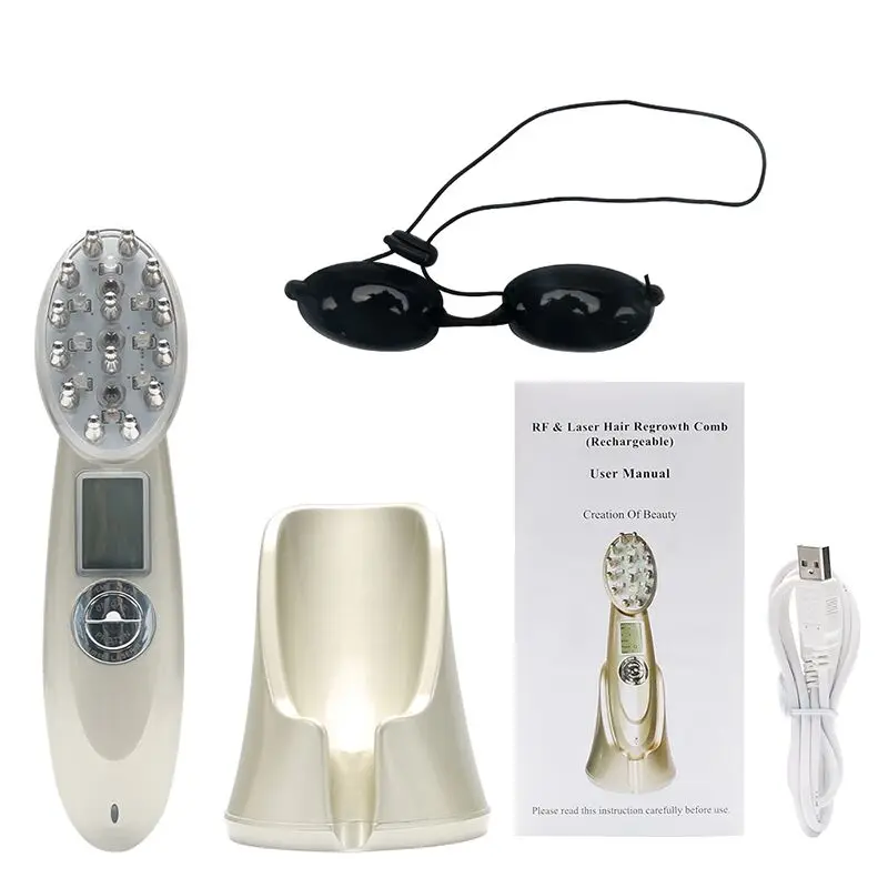 

Hair Comb Brush Grow Laser Hair Loss Therapy Hair Growth Care Treatment Laser Massage Comb Hair Comb Massage Equipment