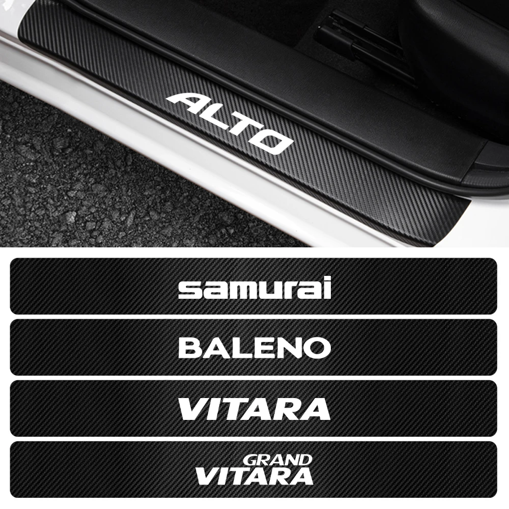 4 pezzi per Suzuki Grand Vitara Samurai Baleno SX4 Swift Jimny IGNIS ALTO adesivi per davanzale per