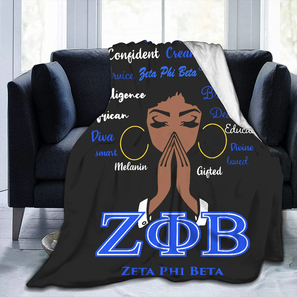 

Zeta Phi Beta Werfen Decke Ультра мягкий флисовый диван