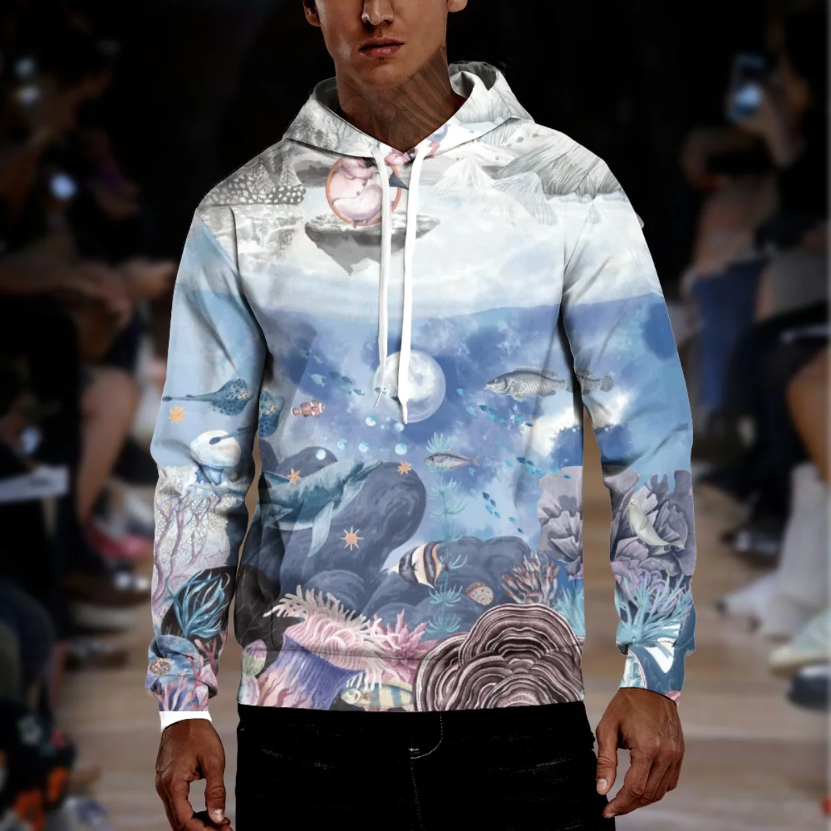 

Толстовка мужская с длинным рукавом, модная кофта с 3D принтом, уличная одежда для отдыха, весна-осень 2021