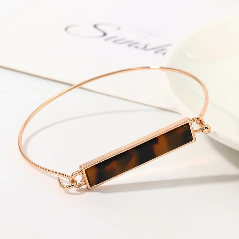 Европейский браслет ювелирные изделия Осень зима модный простой Леопардовый