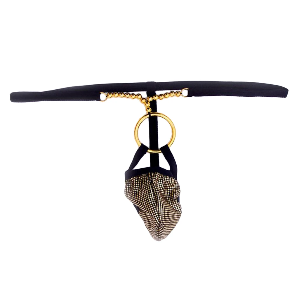 Мужские сексуальные эластичные прозрачные стринги трусы нижнее белье