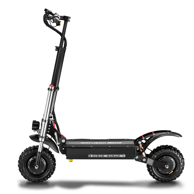 Verkauf Freies Verschiffen 11 Zoll 60V5400W Elektrische Roller Erwachsene Hohe Geschwindigkeit Off-Road Dual Stick Klapp Elektrische Fahrzeug