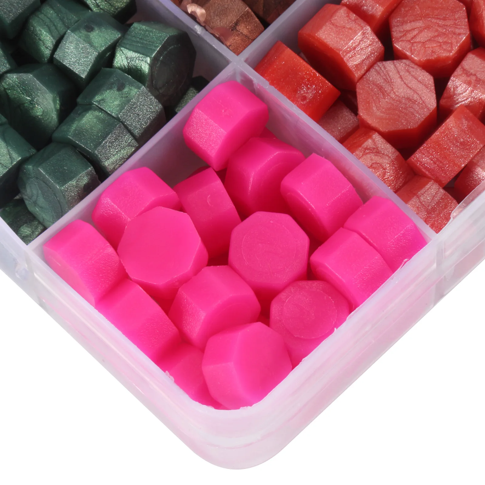 Набор восковых таблеток в винтажном стиле восьмиугольный с ложкой для