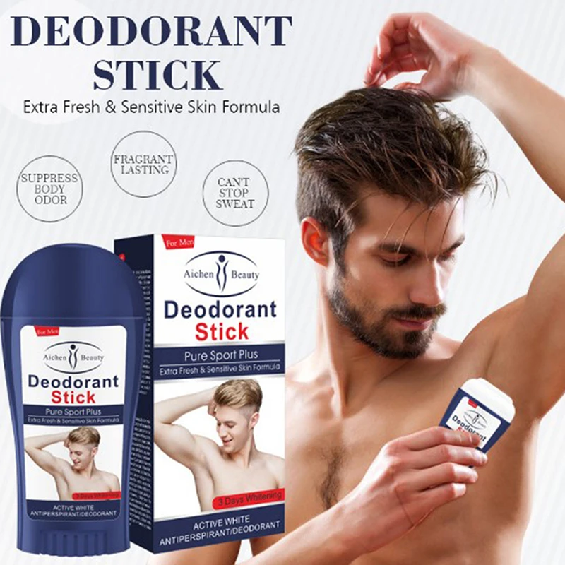 

50ML Deodorant for Men Deodorant Antiperspirant Stick Fragrance Sweat Deodorant Underarm Removal Spirits Tool