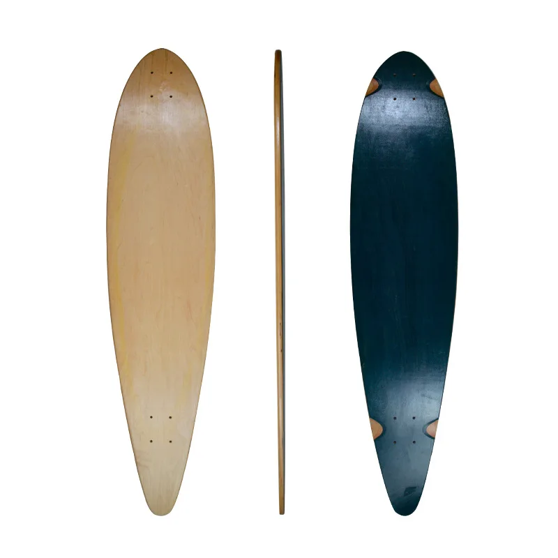 

101.5x22.5 CM 1 Piece Roller Skateboard Deck Surf Skate Board Maple Wood Land Carver Single Rocker Accessories Without Wheel
