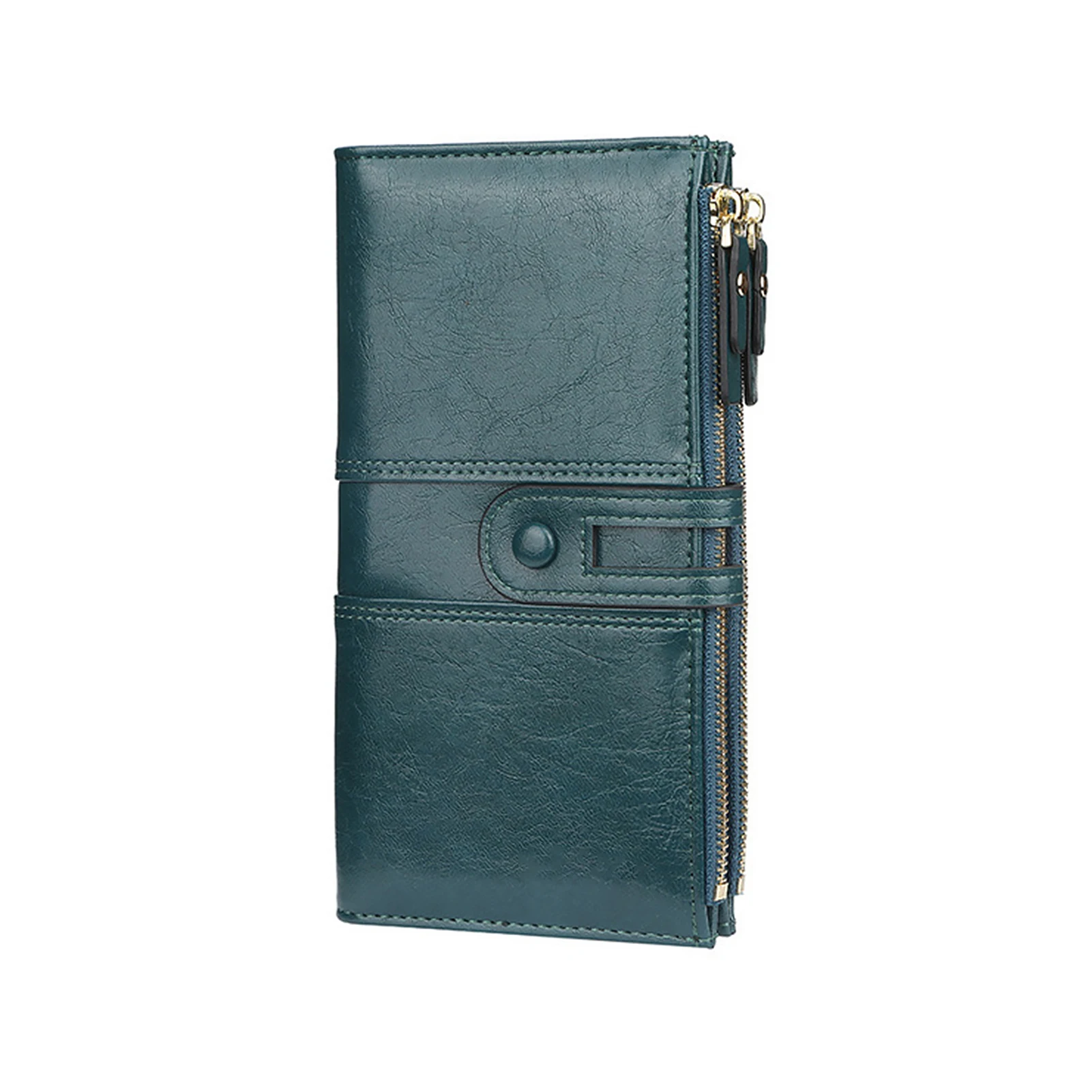 

Solid Cellphone Elegant Card Holder Bi Fold Zipper Women Wallet Handbag Fashion Long Purse Money Classic PU Leather Gift