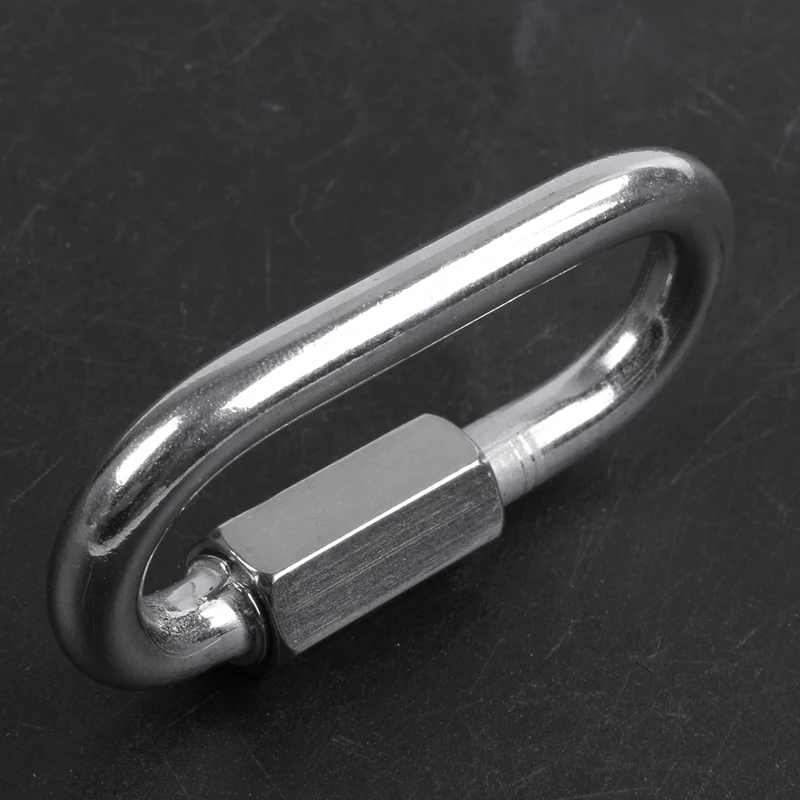 Винтовые ворота из нержавеющей стали скалолазание карабин 6 мм|Аксессуары для