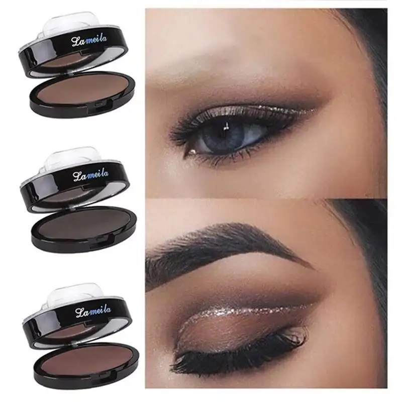 9 цветов быстрый макияж бровей порошковый уплотнитель водонепроницаемый