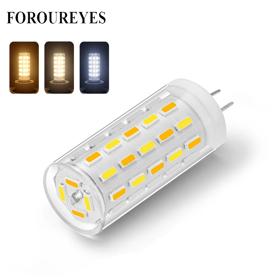 LED BULB 12V Led G4 3W Smd 4014 54leds Lihgt Bulb Three Color Temperature Adjustable Led Lamp Crystal Light Home Decor