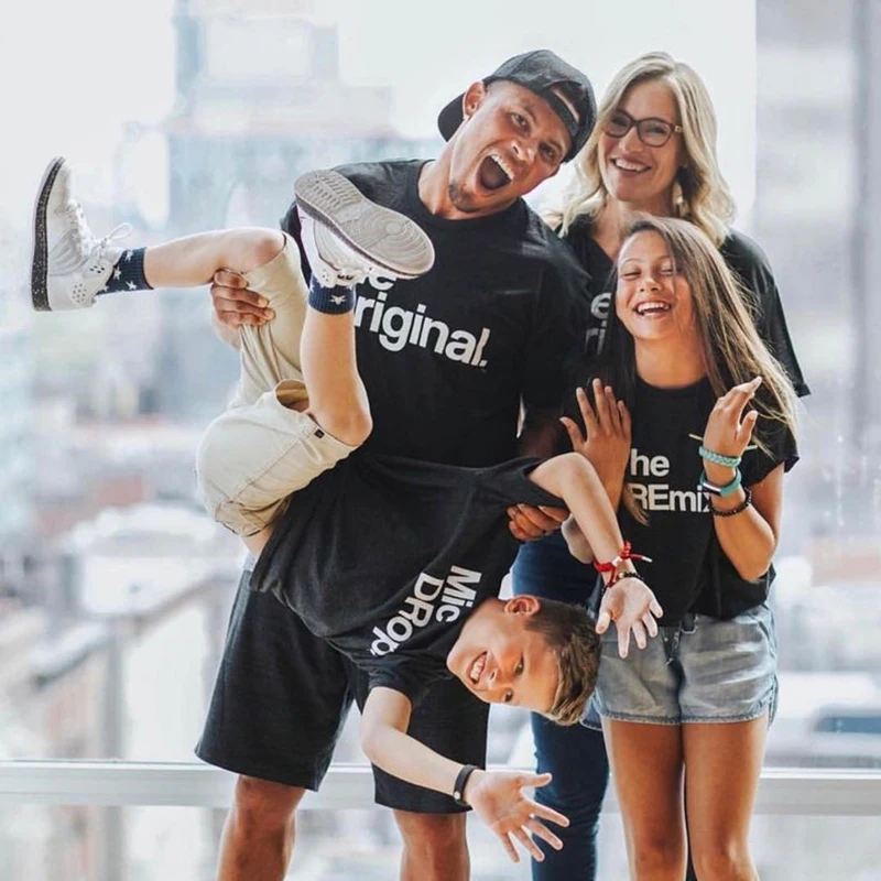 Комплект летней семейной одежды для мамы и ребенка Прямая поставка комплект всей