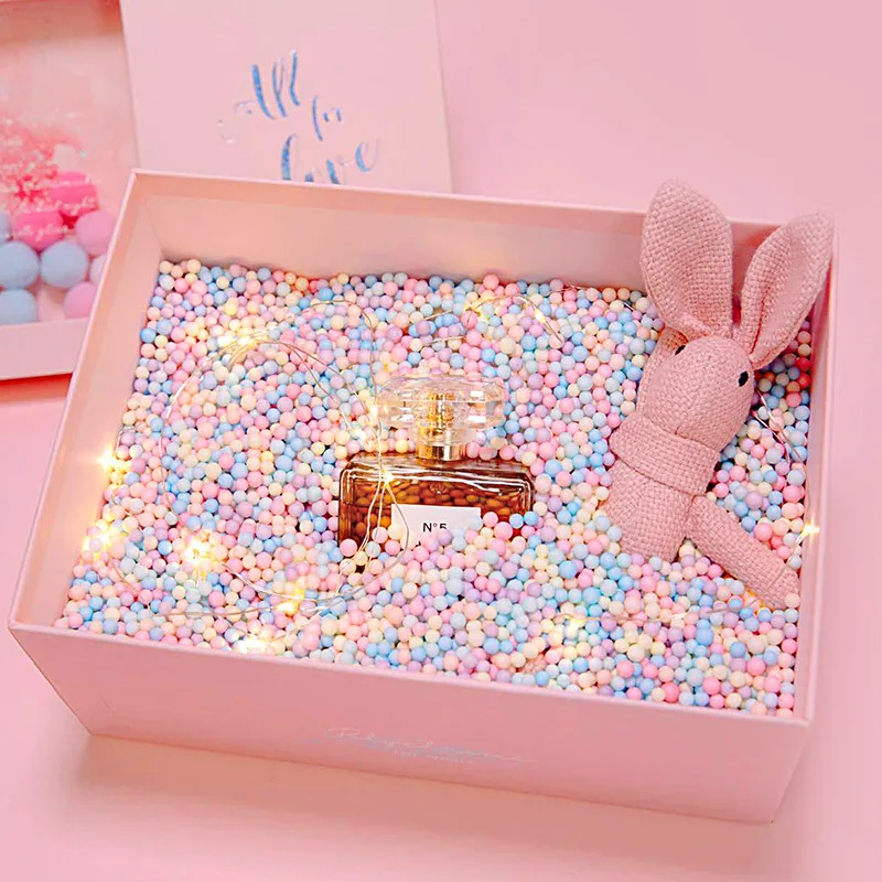 

Macarone Color Foam Balls Filler Gift Box Filing Polystyrene Bead DIY Toy Cand Box Gift Boxes Decoration Accessiories