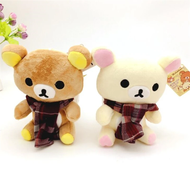 10 шт./лот смешанные стили Медведь Rilakkuma плюшевый игрушка
