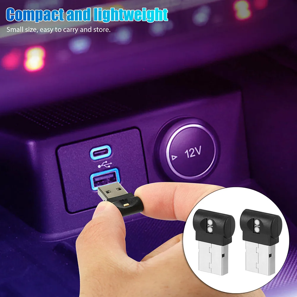 

Декоративное освещение для интерьера ночник USB 2 шт. 7 цветов аксессуары