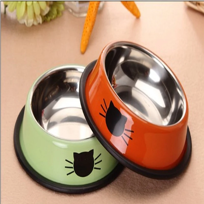 Новые миски для собак и кошек из нержавеющей стали дорожный автомобильный Фидер