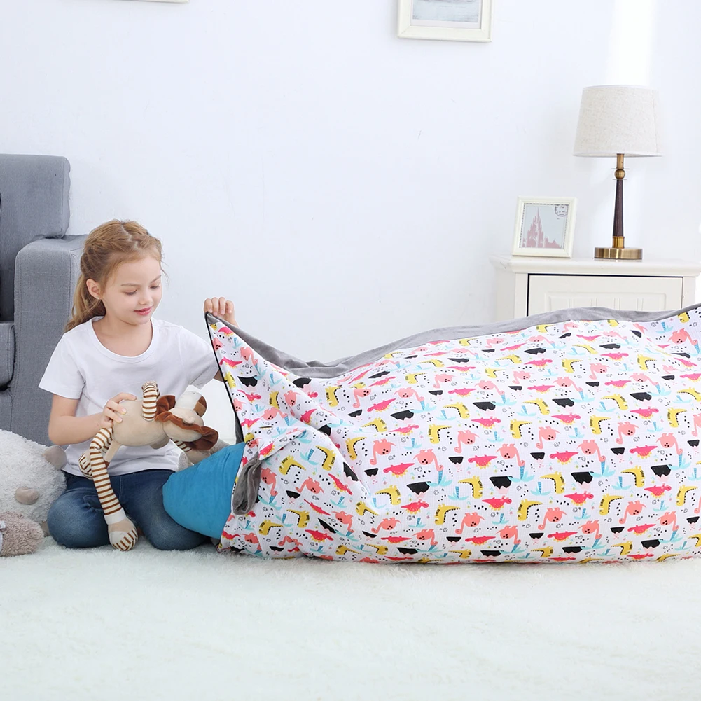 

Dustproof Storage Bean Bag Plush Toys Holder Chair Cover For Stuffed Animal Portable Home Triangle Kids Adults Blankets