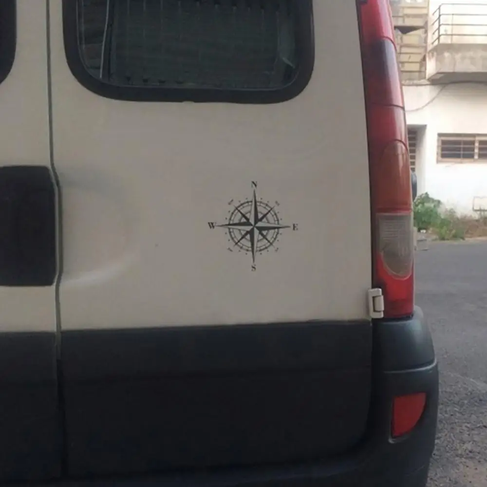 NSWE Compass Motorcycle Car-Styling Vehicle Body Window Decals Sticker Decor автомобильные товары наклейки на авто