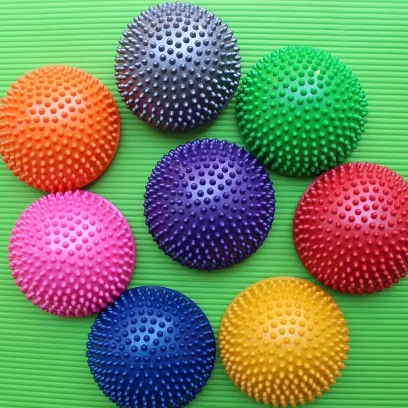 

Inflatable Half Sphere Yoga Balls PVC Massage Fitball Exercises Trainer Balancing Ball For Gym Pilates Sport Fitness NSh