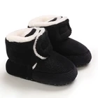 Теплые хлопковые ботинки для новорожденных мальчиков и девочек; Обувь для ходьбы