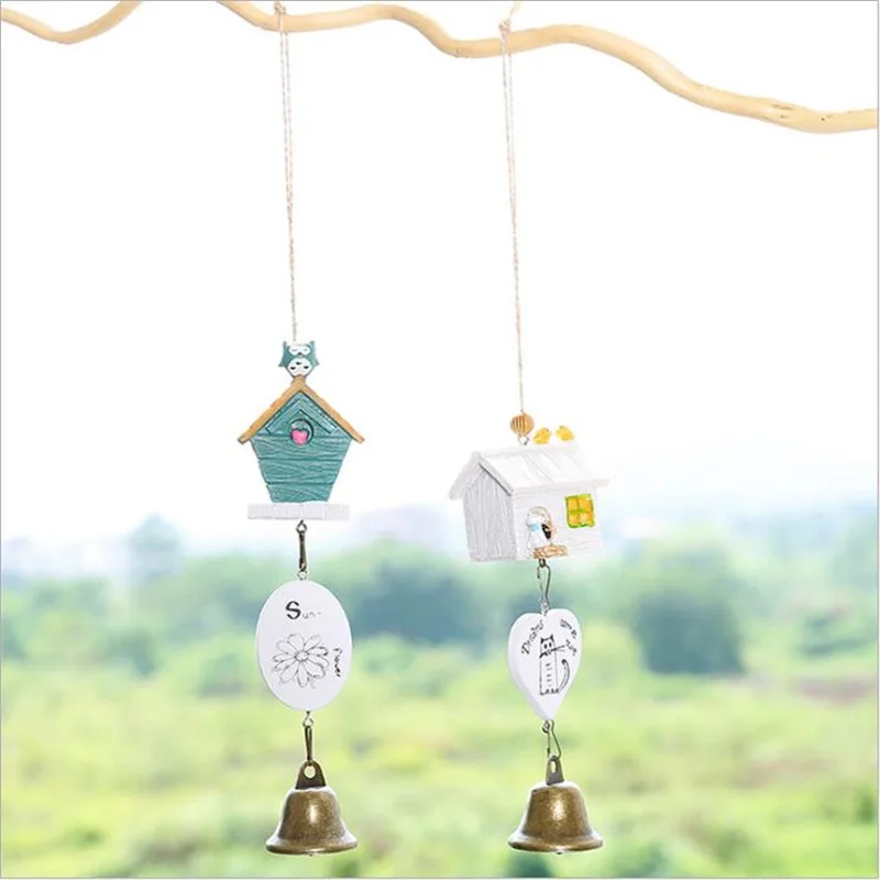 

Creative Cabin Wind Chimes Kawaii Room Decor Accessories Teen Room Decoration Japanese Style Aesthetic Garden Hanging Decoration