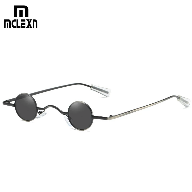 MCLEXN черные круглые солнцезащитные очки для мужчин и женщин роскошные брендовые