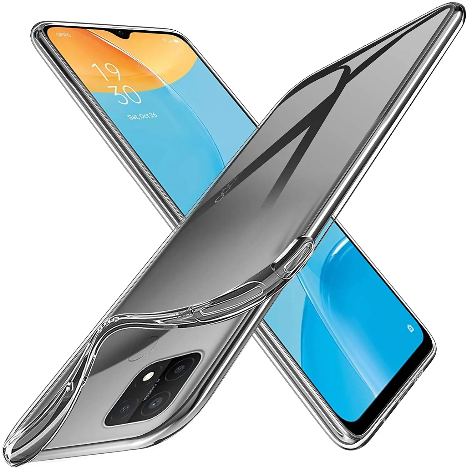 Ультратонкий Прозрачный Ударопрочный Мягкий чехол из ТПУ для Oppo A15 A52 A72 A92S F11 F17 Pro