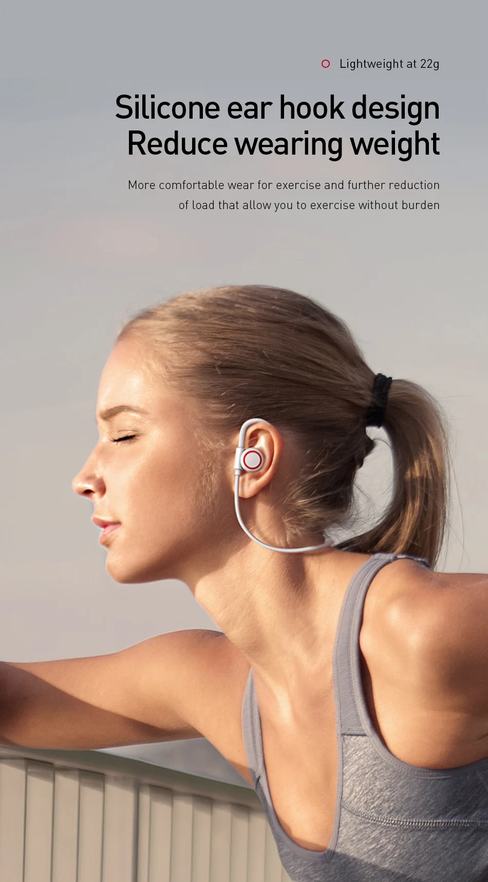 Baseus S17 Спортивные Беспроводные наушники Bluetooth 5,0 наушники для Xiaomi Redmi Note 7 Iphone 8 XR huawei гарнитура громкой связи